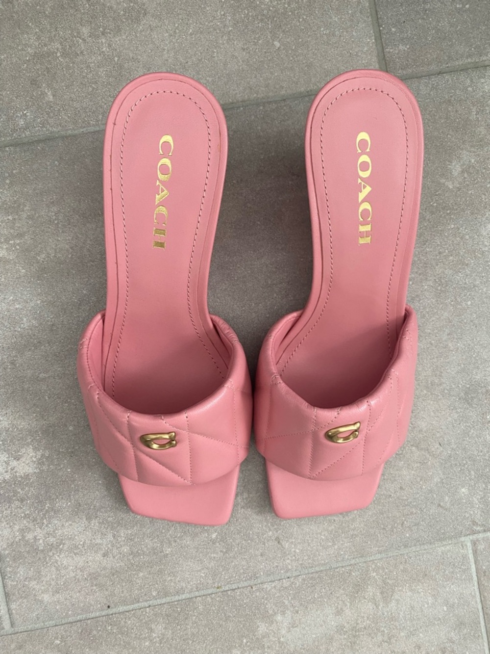 Coach Women's Emma Wedge
Sandal Bubblegum Size 9 - Picture 2 of 7